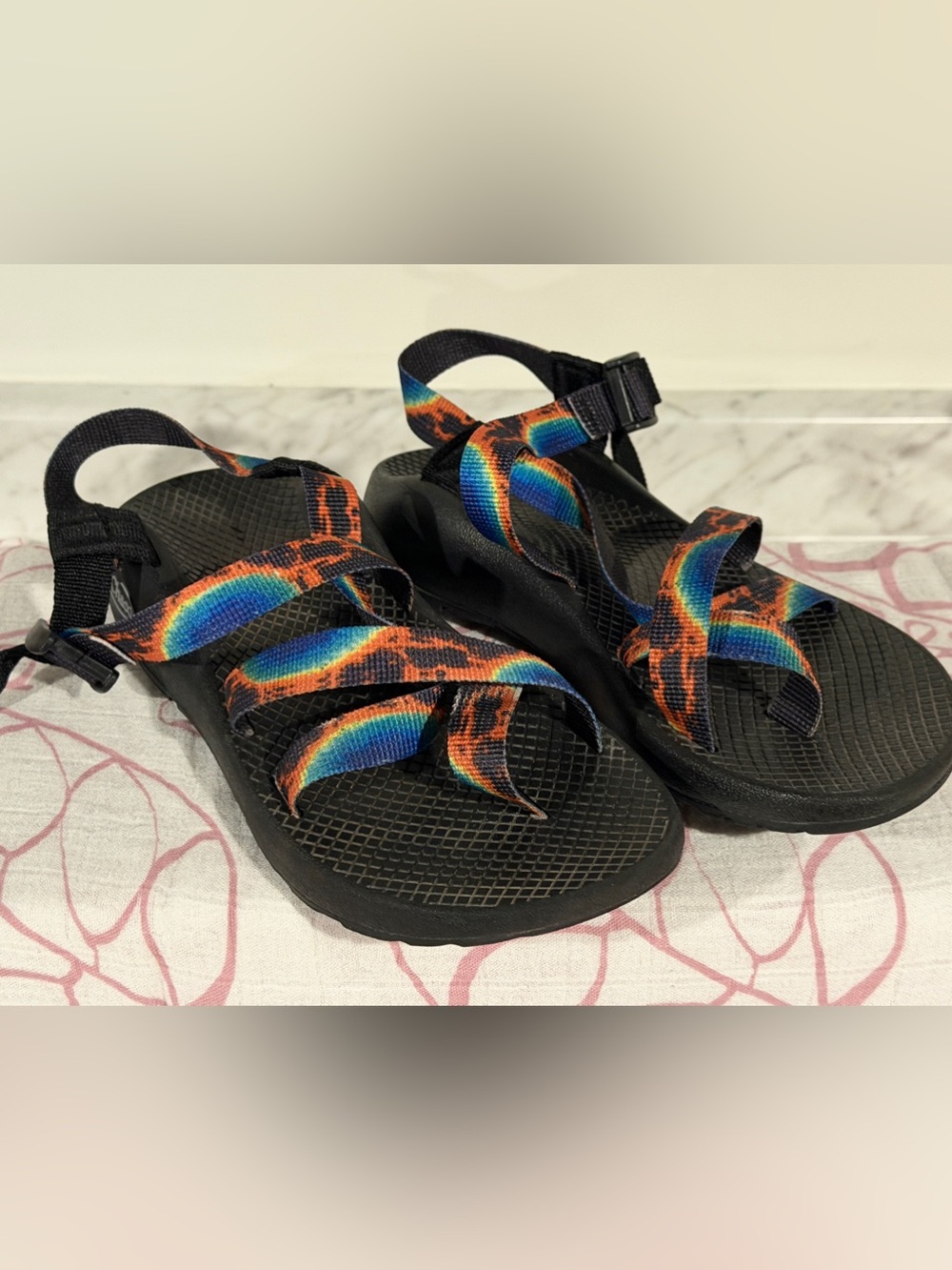 Chaco X National Park Foundation Z/2 Cloud Sandals - Yellowstone Thermal Print